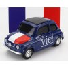 Sběratelský model Brumm Fiat 500 Voila C'est La Vie Blue 1:43