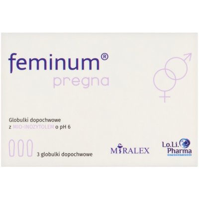 Feminum Pregna vaginální čípky 3 ks – Zboží Dáma