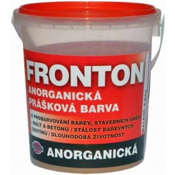 Fronton Anorganická prášková barva Černá pro venkovní a vnitřní použití 800 g