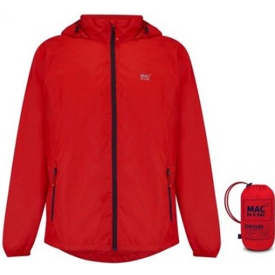 Mac In A Sac Origin Packable Waterproof Jacket Red – Zboží Mobilmania