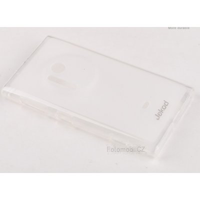 Silikonové pouzdro kryt JEKOD TPU + fólie White pro Nokia Lumia 1020