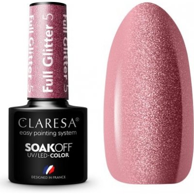 Claresa Gél lak FULL GLITTER 5 5 g – Zboží Dáma