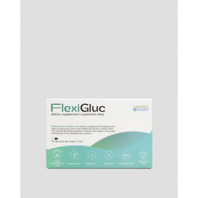 GardenPharm pro klouby, chrupavky a kosti s glukosaminem a extraktem z kadidlovníku FlexiGluc 30 kapslí – Hledejceny.cz