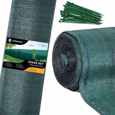 Springos stínící tkanina 1,5 x 25 m 65% zelená SN0020 – Zboží Mobilmania