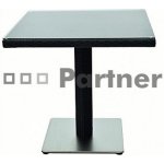 Zahradní ratanový stůl GINA 80x80 cm (černá) – Zboží Dáma