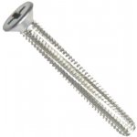 DIN 7516D 6x20 ZN šroub zápustný závitořezný s křížovou drážkou, bílý zinek – Sleviste.cz