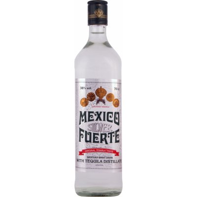 Mexico Fuerte Silver Tequila 38% 0,7 l (holá láhev) – Hledejceny.cz