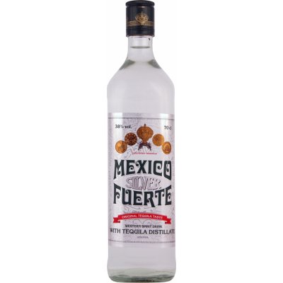 Mexico Fuerte Silver Tequila 38% 0,7 l (holá láhev) – Zboží Dáma