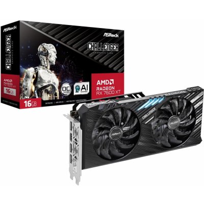 ASRock Radeon RX 7600 XT Challenger OC 16GB GDDR6 90-GA4YZZ-00UANF – Zboží Mobilmania