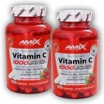 Amix 2x Vitamin C 1000 mg + Rose Hips 100 kapslí – Hledejceny.cz