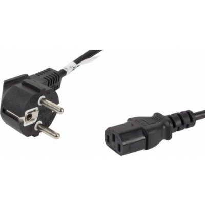 LANBERG napájecí Kabel CEE 7/7 - IEC 320 C13 1.8 M černý – Sleviste.cz