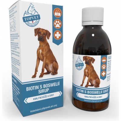 Topvet Sirup Biotin s boswelií 200 ml – Zboží Mobilmania