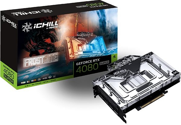 Inno3D GeForce RTX 4080 SUPER iChill Frostbite 16GB GDDR6X C408S-166XX-1870FB