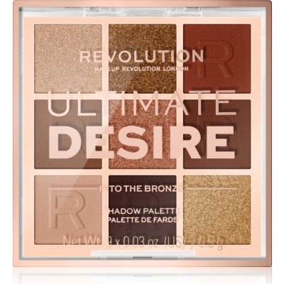 Makeup Revolution London Ultimate Desire paletka očních stínů Into The Bronze 8,1 g – Zboží Mobilmania