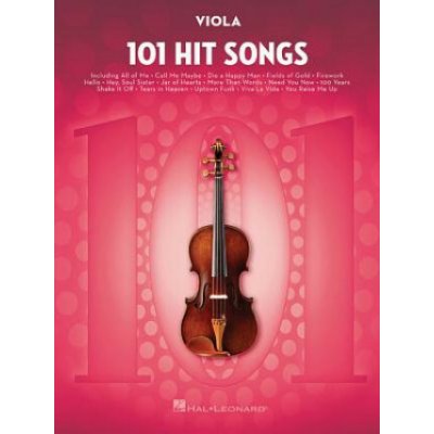 101 Hit Songs Hal Leonard Corp Kniha – Sleviste.cz