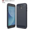 Pouzdro a kryt na mobilní telefon Pouzdro JustKing plastové s broušenou texturou Samsung Galaxy J5 2017 - tmavěmodré