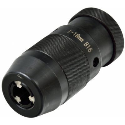 Rychloupínací hlava na vrtačku PROFI 1-16mm, uchycení B16, Geko G00546 – Zboží Dáma
