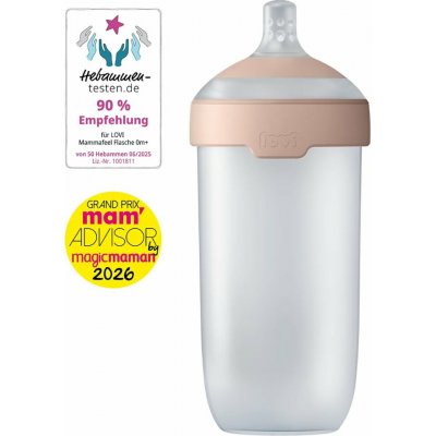 Lovi Mammafeel Láhev na krmení s dynamickou savičkou 330 ml – Hledejceny.cz