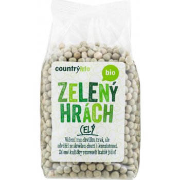 Country Life Bio Hrách zelený celý 0,5 kg