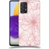 Pouzdro a kryt na mobilní telefon Samsung Pouzdro ACOVER Samsung Galaxy A73 5G s motivem Floral I