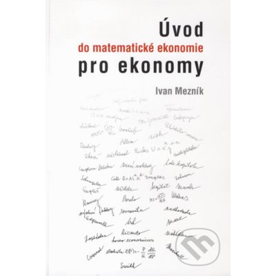 Úvod do matematické ekonomie pro ekonomy – Zboží Mobilmania