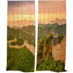 IMPAR Závěsy Čínská zeď (Rozměr : 140x250, Materiál: Interlock) – Hledejceny.cz