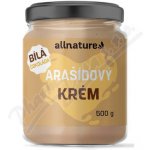 Allnature Arašídový krém s čokoládou Bílá čokoláda 500 g – Zboží Dáma