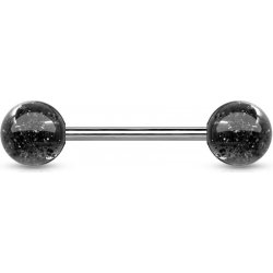 Šperky4U piercing do jazyka akrylát PJ01148-K