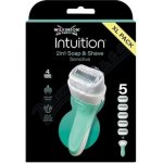 Wilkinson Intuition 2v1 Soap&Shave Sensitiv + 5 ks hlavic – Zboží Mobilmania