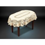 MyBestHome Žakárový ubrus Loran oválný 120x220 cm – Zboží Dáma