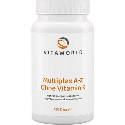 Vitaworld Multiplex A-Z Without Vitamin K 120 kapslí – Hledejceny.cz