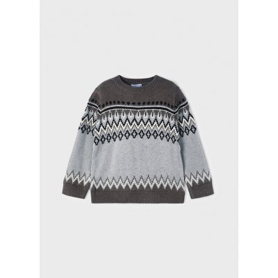 Mayoral svetr se vzorem šedý – Zboží Dáma