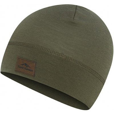 Fjord Nansen Čepice LIGHT MERINOULL BEANIE zelená – Hledejceny.cz