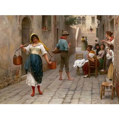 Obrazy - Blaas, Eugen von: Úlovek dne - reprodukce obrazu – Zboží Mobilmania