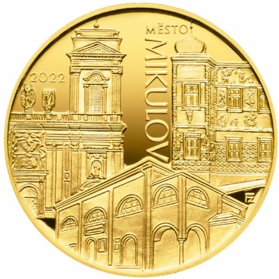 ČNB Zlatá mince 5000 Kč Mikulov 2022 Proof 1/2 oz – Hledejceny.cz