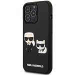 Pouzdro Karl Lagerfeld and Choupette iPhone 13 Pro Max - černé – Zboží Mobilmania