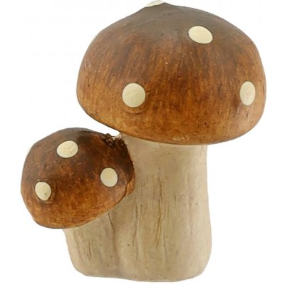 Keramická muchomůrka, hnědá, 5 cm – Hledejceny.cz