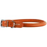 CoLLaR Obojek kožený Glamour ROUND – Zboží Dáma