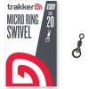 Rybářská karabinka a obratlík Trakker Products Trakker Obratlík s kroužkem Micro Ring Swivel vel. 20 10 ks