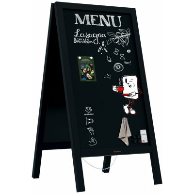 Allboards, Reklamní áčko s křídovou tabulí 118 x 61 cm - voděodolné,PK96WR – Zboží Živě
