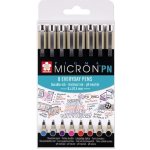Sakura PIGMA MICRON PN POXSDKPN8 sada 8 barev – Zboží Dáma