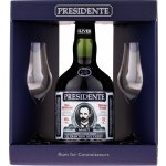 Presidente Marti Solera Rum 19y 40% 0,7 l (dárkové balení 2 sklenice)