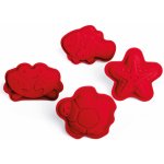 Bigjigs Toys Silikonové formičky červené Cherry – Zboží Dáma