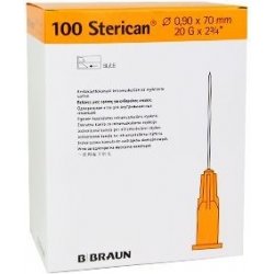 Braun Jehla inj Sterican 0,90 x 70 žlutá IM 100 ks