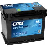 Exide Start-Stop AGM 12V 60Ah 680A EK600 | Zboží Auto
