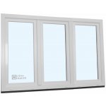 KNIPPING Plastové okno - 70 AD, 2400x1500 mm, OS+O/OS, bílá – Sleviste.cz