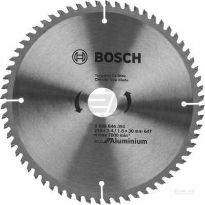 Pilový kotouč Bosch 210x30 mm 64z na hliník – Hledejceny.cz