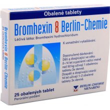 BROMHEXIN BERLIN-CHEMIE POR 8MG TBL OBD 25