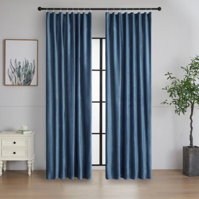 4Home Zatemňovací závěs s kroužky Paris tmavě modrá, 150 x 250 cm – Hledejceny.cz