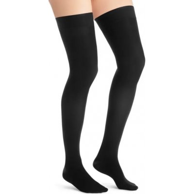 Jobst Kompresní stehenní punč. Ultra Sheer Běžná délka se špicí černá – Sleviste.cz